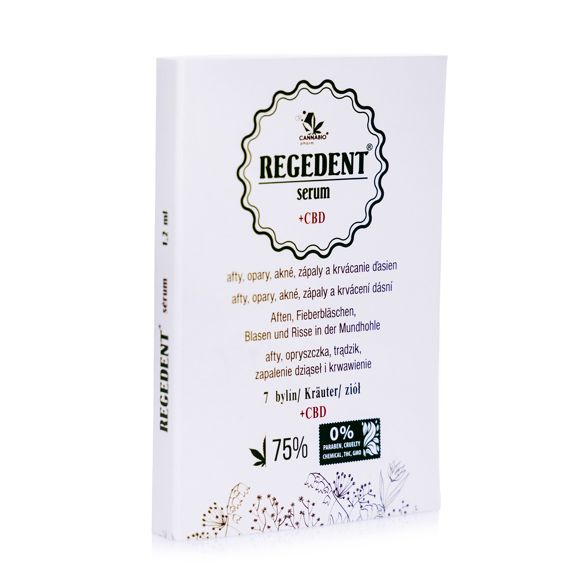Regedent serum +CBD 1,2ml 